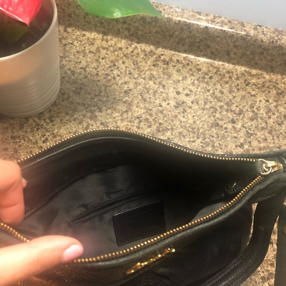 Coach Black Crossbody Hobo Purse - Picture 8 of 8